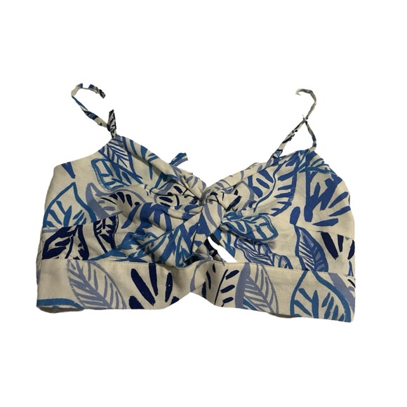 Vaca vibes! Lulus Gotta Get Away Ivory Tropical Print Tie-back Two-piece Romper - Picture 5 of 5